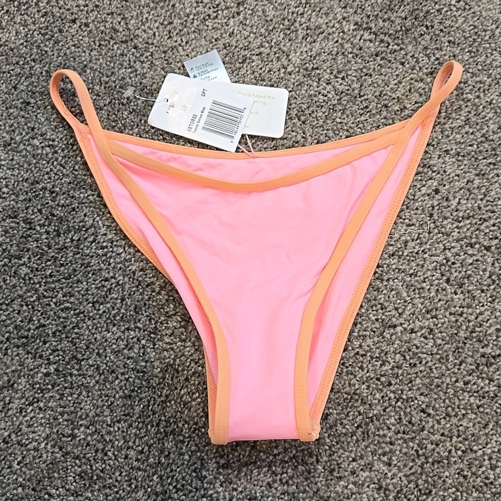 NWT L Space Women Bitsy Cut Tommy Bottom Bitay Swim Bikini Bottom Sz M